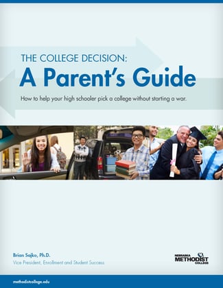 "Parents Guide College Decision" Cover Image