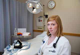 Methodist nurse Anne Boatright. Photo by Rebecca S. Gratz at the Omaha World-Herald.