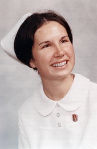 Lin Hughes graduated from nursing school in 1972.