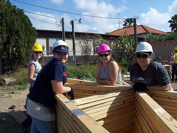 Students on NMC's immersion trip