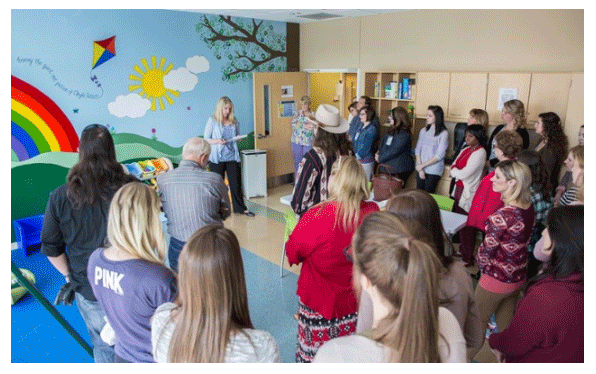 NMC Pediatric Occupational Therapy Lab mural unveiled