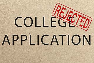 A rejected college application