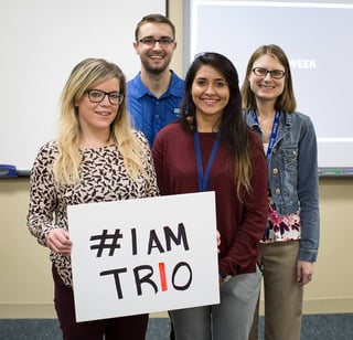 The members of the TRIO Student Support Services program