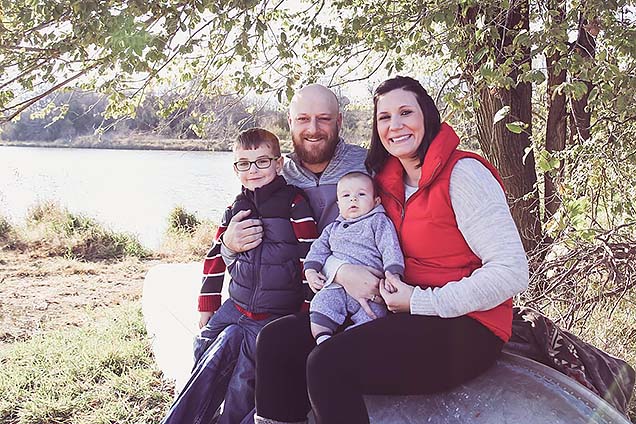 The Reisdorff family enjoying the great outdoors.