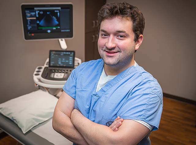 Image of NMC Cardiovascular Sonography Graduate Alex Belsky 