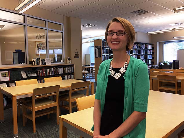 Emily McIllece is the new Director of the John Moritz Library at Nebraska Methodist College.